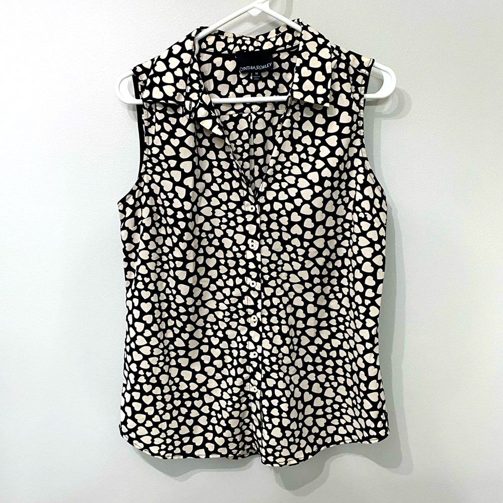 Dressy sleeveless top